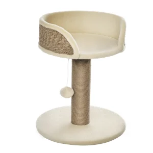 Cat Tree with Scratching Post Toy Ball Perch Small Cat Tower for Indoor - cat toy product photo