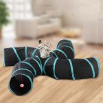 Cat Toy Collapsible Tunnel S-type Four-channel Tent - cat toy product photo