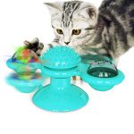 Sucker Turn Windmill Cat Toy Funny Cat Creative Spin Ball - cat toy product photo