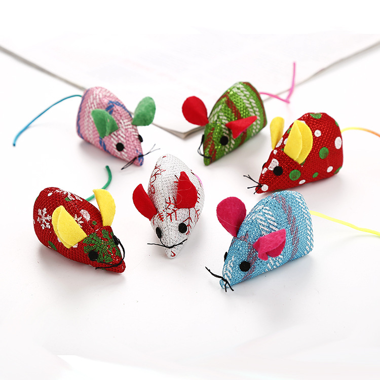 Cat, pet toy, christmas mouse Cat pet toy christmas mouse - cat toy product photo