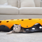 Felt Cat Tunnel With Snaps - cat toy product photo