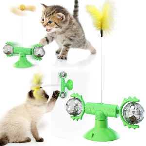 Cat Turntable Cat Windmill Toy Glowing Toy - cat toy product photo