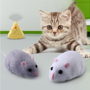 Infrared Remote Control Electric Mouse Cat Toy Simulation Model - cat toy product photo