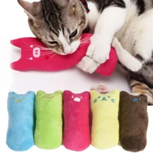 Catnip Cat Toys Pillow Interactive Cat Toy Catnip Pillow Thumb Plush Teeth - cat toy product photo