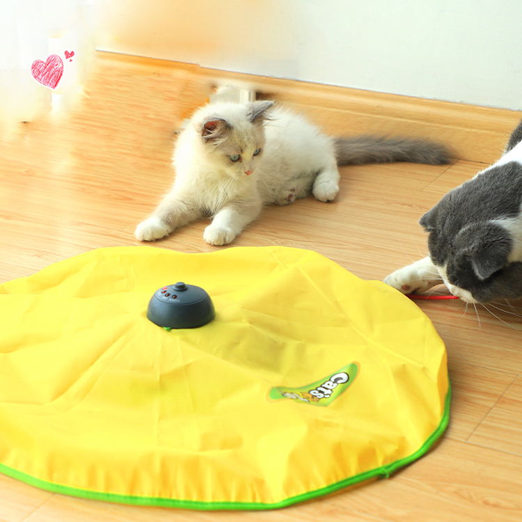 Cat Toy Self-Hey Cat Turntable Automatic Rotating Electric Toy Cat Toy Self-Hey Cat Turntable Automatic Rotating Electric Toy - cat toy product photo