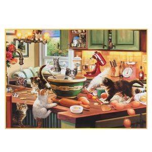 Cross-Border Thickened 1000 Piece Puzzle Pet Cat Child Adult Animal Model - cat toy product photo