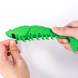 Catnip Silicone Fish Crayfish Toothbrush Cat Toy - cat toy product photo