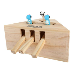 Solid Wood Cat Toy Hamsters Kittens Interactive Toys - cat toy product photo