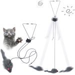 Telescopic Hanging Door Small Mouse Pets Cat Toy - cat toy product photo