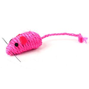 Cat Wear-resistant Sisal Toy Mouse Head - cat toy product photo