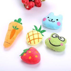 Cat toy cat mint fruit animal plush toy - cat toy product photo