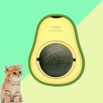 Avocado Cat Mint Multifunctional Catnip Toy 360 Rotating Artifact - cat toy product photo