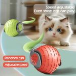 Interactive Cat Toys Ball Auto Electric Rolling Ball Toys For Cat Kitty - cat toy product photo