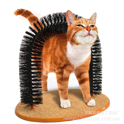 Cat Toy Scratching Massage Brush Comber Hair Cleaning Cat Toy Scratching Massage Brush Comber Hair Cleaning - cat toy product photo