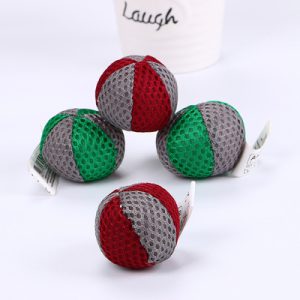Mesh cloth catnip cat toy ball - cat toy product photo