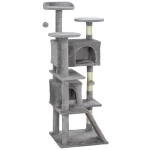 54" Cat Tree Multi-Level Cat Tower with Scratching Posts C (CJPT3169067) - cat toy product photo