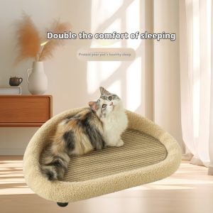 Cat Scratch Board Cat Sofa Cat Nest Integrated Sisal Anti-dandruff - cat toy product photo