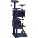 54" Cat Tree Multi-Level Cat Tower with Scratching Posts C (CJPT3166924) - cat toy product photo