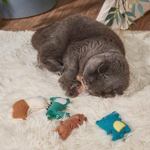 Plush Toy Contains Catnip Cat Toy Self-Hi Bite-resistant Scratch-resistant - cat toy product photo