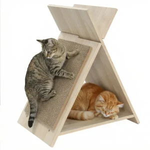 Multi-Functional Cat Scratcher - 18.5"x12"x21" Scratching Surface Tunnel & - cat toy product photo