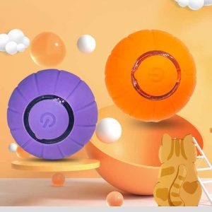 Smart Rolling Ball Pet Cat Toy Ball Bite-resistant Elastic Ball - cat toy product photo