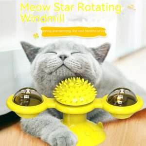 Turning Windmill Cat Teaser Toy - cat toy product photo