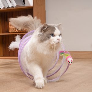 Cat Tunnel Toy Foldable Storage S-type - cat toy product photo
