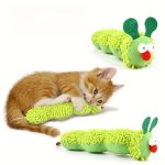 Cat Kicker Plush Chew Toy 9 Inches Length With Catnip And Silvervine Inside - cat toy product photo