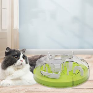 Cat IQ Puzzle Toy Treats Slow Feeder - cat toy product photo