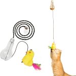 Interactive Cat Toy Swinging Sound Response And Reward System Retractable - cat toy product photo