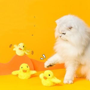 Electric Cat Toy Automatic Gravity Duck Flushing - cat toy product photo