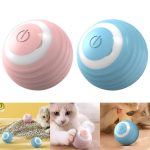 Automatic Moving Bouncing Rolling Ball Smart Cat Toy Ball Self-Moving - cat toy product photo