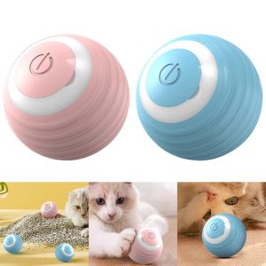 Automatic Moving Bouncing Rolling Ball Smart Cat Toy Ball Self-Moving - cat toy product photo