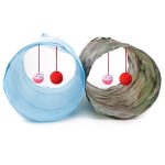 cat ring paper two-way tunnel can accommodate folding cat channel - cat toy product photo