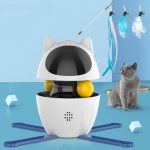 Cat Toy Automatic Smart Cat Stick Spill Ball Set - cat toy product photo