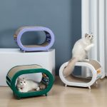 Cat Scratch Board Nest Villa Chamfer Toys - cat toy product photo