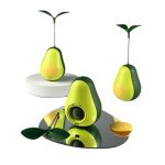Multifunctional Food Leakage Toy Tumbler Avocado Cat Toy - cat toy product photo
