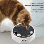 Plush Little Mouse Cat Turntable Automatic Electric Pet Toy For Cats - cat toy product photo
