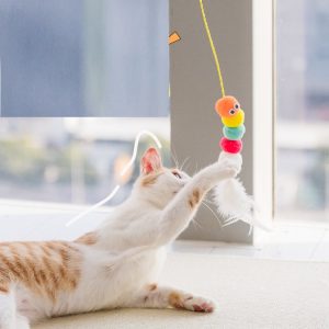 Cat Toys Simulated Cute Toys Funny Self-hey Interactive Toy Rope Grabbing - cat toy product photo
