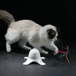 Electric Butterfly Automatic Rotating Circle Puzzle Cat Toy - cat toy product photo
