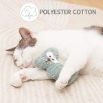 Catnip Toy For Cats Kittens Plush Rope Cat Chew Toy With Bell Bite - cat toy product photo