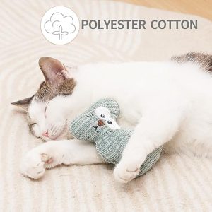 Catnip Toy For Cats Kittens Plush Rope Cat Chew Toy With Bell Bite - cat toy product photo