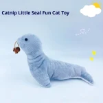 Toys Cat Sea Lion Plush Toys Containing Bell Sound Teeth Grinding Catnip - cat toy product photo
