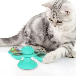 Windmill Cat Toys Cute Rotating Interactive Cat Toy - Indoor Windmill Cat - cat toy product photo