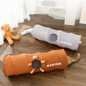 Cat Tunnel Cartoon Straight Foldable Toy - cat toy product photo