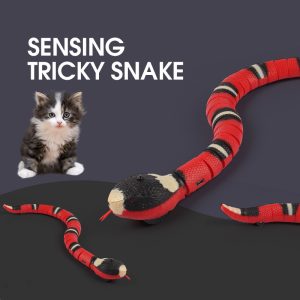 Smart Sensing Interactive Cat Toys Automatic Eletronic Snake Cat Teasering - cat toy product photo