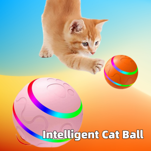 New Cat Wicked Ball Toy Intelligent Ball USB Cat Toys Self Rotating Ball - cat toy product photo