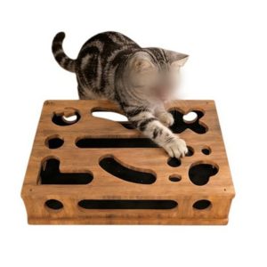 Cat Scratching Puzzle Toy Box Standard Size - cat toy product photo
