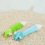 Colorful Long Tail Plush Mouse Self-Hi Nibbling Cat Does Not Hurt Nails - cat toy product photo